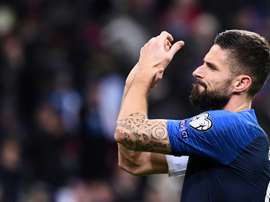 Giroud may not be able to go to Inter after all. AFP