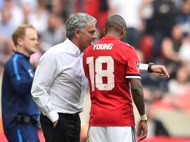 Ashley Young says Manchester United must bounce back against Valencia. AFP