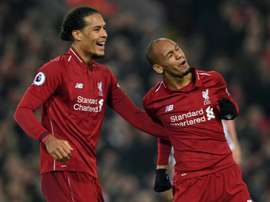 Fabinho content pour son adversaire Lucas Moura. AFP