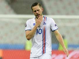Gylfi Sigurdsson es el futbolista islandés que más dinero ha movido en traspasos. AFP/Archivo
