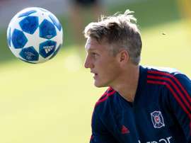 Schweinsteiger jugará un año más en los Chicago Fire. AFP