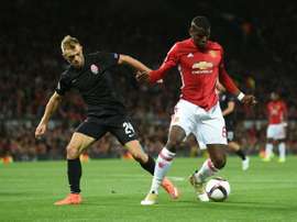 Manchester United beat Zorya 1-0 in the recent Europa League fixture. AFP