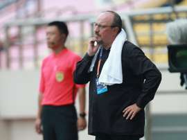 Benitez kept his side up. AFP