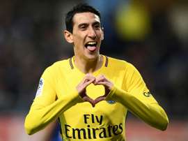 Di Maria impressed ahead of the game against Real Madrid. AFP