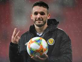 McGinn got a hat-trick. AFP