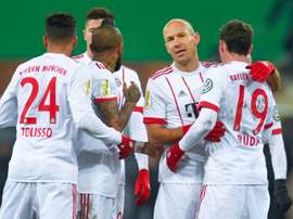 Bayern march into the German Cup semi-finals. AFP