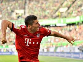 Lewandowski anotó un doblete. AFP