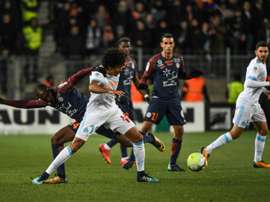 Luiz Gustavo lors du match contre Montpellier. AFP