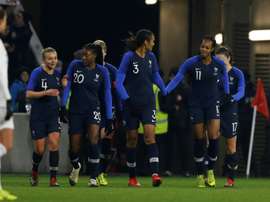 Les Bleues restent sur une victoire de prestige sur les Etats-Unis. AFP