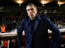 Thierry Laurey fait appel à l'amour des supporters du Racing. AFP