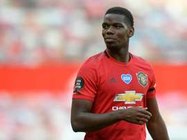 Pogba salue la belle attaque de Manchester United. AFP