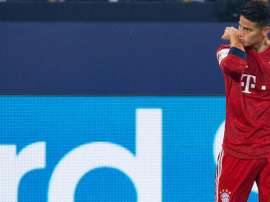 James, descontento en el Bayern. AFP