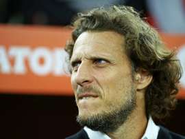 Diego Forlan n'est plus l'entraîneur de Peñarol. AFP