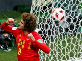 Fellaini defendió en 87 ocasiones la camiseta de Bélgica. AFP/Archivo