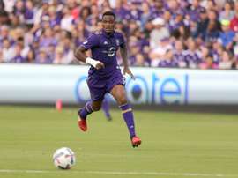 L'attaquant d'Orlando City SC Cyle Larin, lors d'un match de MLS contre New York City FC. AFP