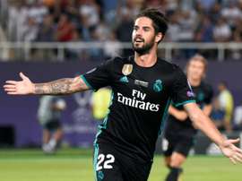 Isco wanted to talk about Raúl García. AFP