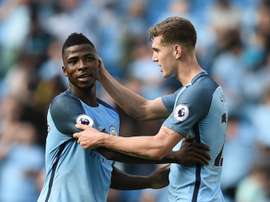 Stones lo estropeó e Iheanacho lo arregló.... a medias. AFP