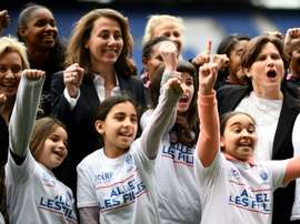 Le PSG a mis à l'honneur sa section féminine. AFP