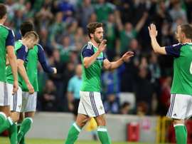 Grigg se queda para afrontar la recta final de la temporada con su club. AFP