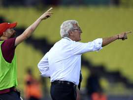 Le sélectionneur de la Chine Marcello Lippi. AFP