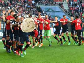 Bayern e Mönchengladbach, oponentes neste sábado. AFP