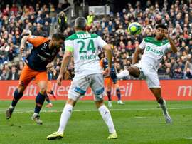 Montpellier, victorieux de Saint-Etienne, reprend la 5ème place. AFP