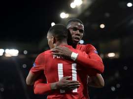 O Man. United bateu o Everton por 0-2. AFP