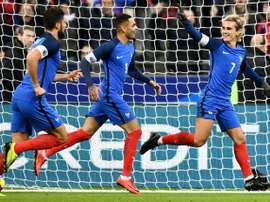 A França bateu o País de Gales por 2-0. AFP