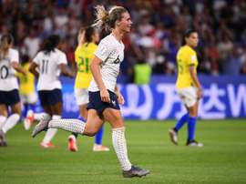 Henry a donné la victoire aux Bleues face au Brésil. AFP