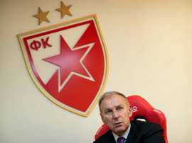 L'ancien footballeur Dragan Dzajic, légende de l'Etoile Rouge de Belgrade, lors d'un interview. AFP