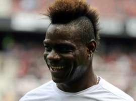 Balotelli quedó fascinado con La Bombonera. AFP