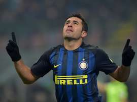 Eder propelled Inter to a 2-0 win over Bayern in the ICC. AFP