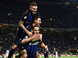 L'Inter bat la Fiorentina 2-1. AFP