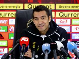 Van Bronckhorst nouvel entraîneur du club chinois Guangzhou R&F. AFP