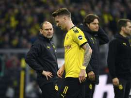 Reus may be on the bench v Bayern despite being injured. AFP
