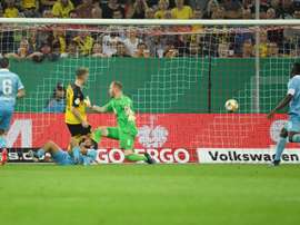 Dortmund passe facilement le premier tour. AFP