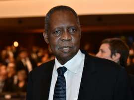 Le président de la CAF Issa Hayatou, le 11 janvier 2016 à Zurich
