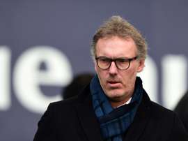 Laurent Blanc, venu assister à un match entre les Girondins et Rennes. AFP