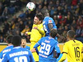 Três pontos que colocam o Hoffenheim na briga pela Europa. AFP