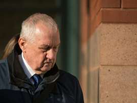 David Duckenfield, à sa sortie du tribunal de Preston, le 27/03/2019