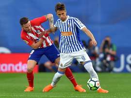 Adnan Januzaj et les siens l'emportent face à l'Atlético. AFP