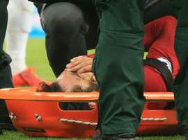 Salah n'est pas allé à l'hôpital. AFP