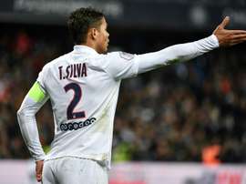 Everton are reportedly interested in Thiago Silva. AFP