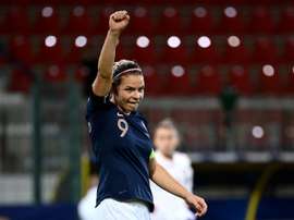 Les Bleues corrigent la Macédoine du Nord. AFP