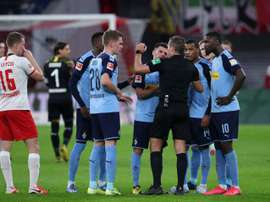 El Borussia Mönchengladbach derrotó al RB Leipzig. AFP