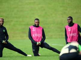 Edouard and Ntcham were back in training. AFP