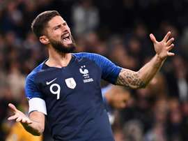 Le directeur sportif de l'Inter évoque les négociations pour Giroud. AFP