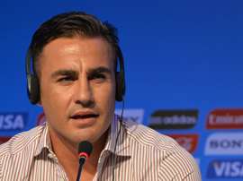 L'ancien défenseur italien Fabio Cannavaro, le 5 décembre 2013 à Costa do Sauipe au Brésil. AFP