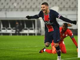Icardi, retour gagnant pour le PSG. AFP