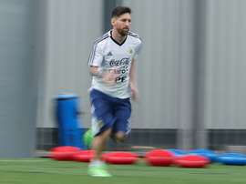 Messi et les siens devaient jouer contre Israël samedi. AFP